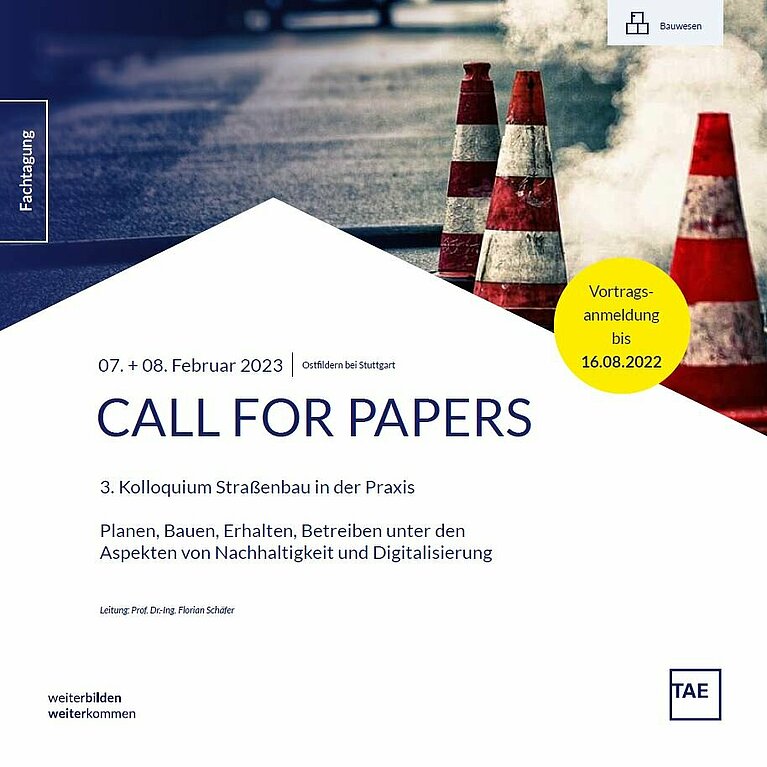 Call for Papers: Kolloquium Straßenbau in der Praxis