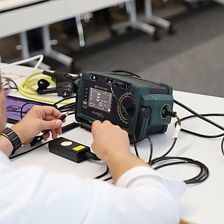 Fachtagung Elektrosicherheit Aufbau Experiment